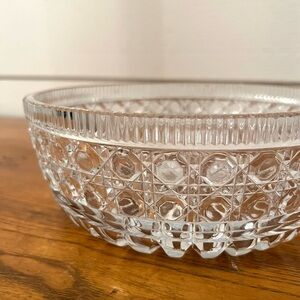 VINTAGE German Lead Crystal Bowl